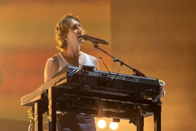 October 4, 2026, Austin, Texas, USA: PATRICK HETHERINGTON of Australian rock band Parcels during the Austin City Limits Music Festival at Zilker Park in Austin, Texas Austin USA  - ZUMAs135 20261004_zap_s135_213 Copyright: xDanielxDeSloverx