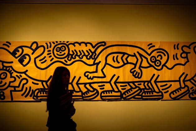 October 5, 2026, Rome, Rm, Italy: The exhibition dedicated to Keith Haring opens in Rome, at Palazzo Braschi museum. The exhibition brings together over 140 works. It traces HaringÃ¢â‚¬â ¢s artistic journey, from his early works in New York to his political posters, sculptures, paintings and final pieces. Rome Italy  - ZUMAg256 20261005_znp_g256_007 Copyright: xMarcoxDixGianvitox