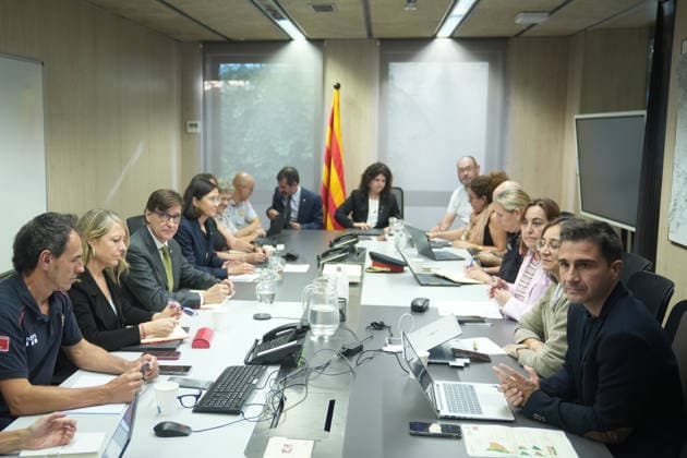 Illa and the Regional Minister of the Interior Chair the Follow-up Meeting on the Inuncat Plan in Response to the Rainfall in Catalonia The President of the Generalitat, Salvador Illa, and the Minister of the Interior of the Generalitat, Núria Parlon, are chairing the follow-up meeting on the Inuncat plan on October 5, 2026, in Barcelona, Catalonia, Spain. This is a follow-up meeting on the Inuncat plan regarding the episode of heavy rains in Catalonia. The plan remains active in the emergency phase. OCTOBER 5, 2026 Barcelona Catalonia Barcelona Catalonia Spain  Copyright: xDavidxZorrakinox 7822866