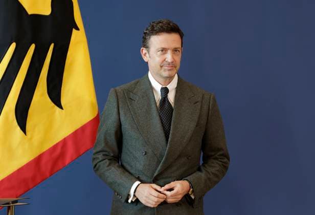Prof. Till Brönner, Potsdam, Brandenburg, Germany; Berlin; official residence at the Spreebogen; Federal President Frank-Walter Steinmeier awarded the Order of Merit of the Federal Republic of Germany to 21 citizens on German Unity Day