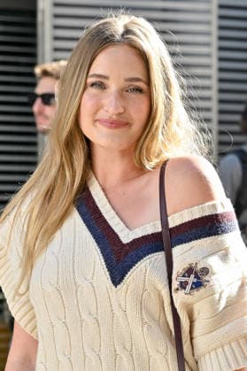PFW Zimmermann Outside Arrivals AJ Michalka arriving at Zimmermann show during Paris Fashion Week, in Paris, France on 5 October 2026. Photo by Julien Reynaud APS-Medias ABACAPRESS.COM Paris France  Copyright: xReynaudxJulien APS-Medias ABACAx