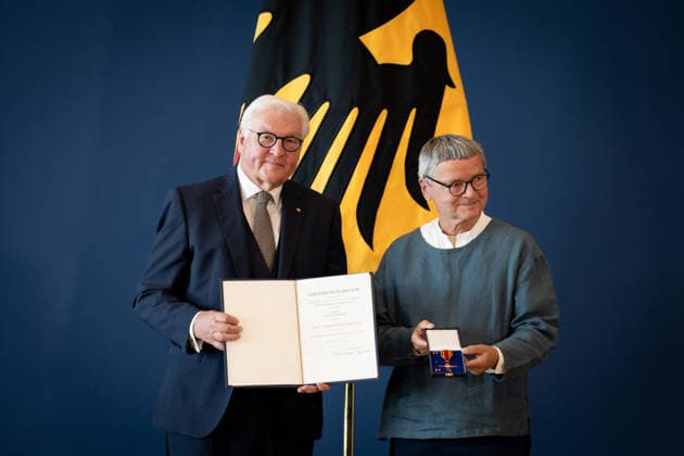 Federal President Frank Walter Steinmeier Presents the Order of Merit Berlin, Official Residence at Spreebogen, Federal President Frank Walter Steinmeier Presents the Order of Merit, Gerald Richter Berlin Berlin GER