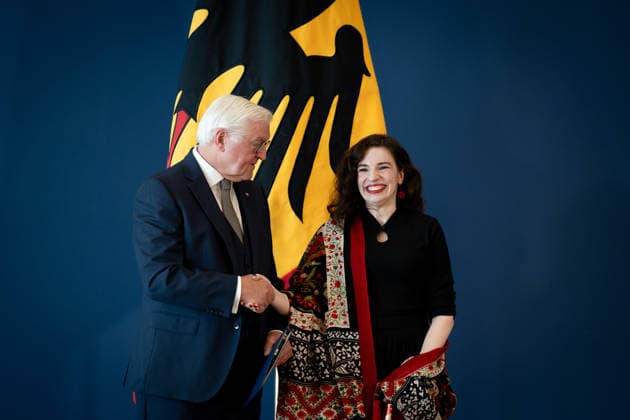 Federal President Frank Walter Steinmeier Presents the Order of Merit Berlin, Official Residence at Spreebogen, Federal President Frank Walter Steinmeier Presents the Order of Merit, Marina Weisband Berlin Berlin GER