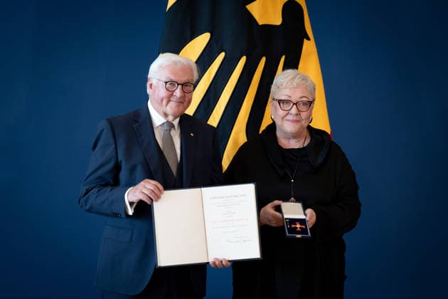 Federal President Frank Walter Steinmeier Presents the Order of Merit Berlin, Official Residence at Spreebogen, Federal President Frank Walter Steinmeier Presents the Order of Merit, Evelyn Zupke Berlin Berlin GER