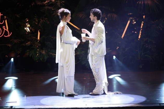 FIRST STEPS 2026 Hosts Malaya and Maximilian Presenting Awards on Stage at the FIRST STEPS 2026 Awards Ceremony at the Theater des Westens in Berlin Copyright: xEventpressxFuhrx