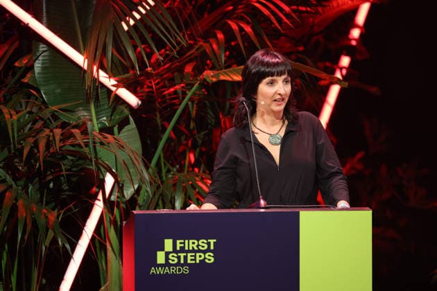 FIRST STEPS 2026 No Fear Bernd Eichinger Award: Ira Tondowski s Acceptance Speech at the FIRST STEPS 2026 Awards Ceremony on Stage at the Theater des Westens in Berlin Copyright: xEventpressxFuhrx