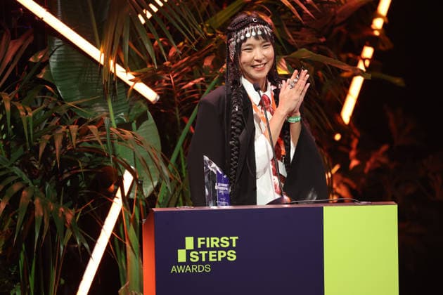 FIRST STEPS 2026 Short Steps Winner: QAMAJAI by Yerkezhan Sabitbekova Award ceremony on stage at the FIRST STEPS 2026 awards ceremony at the Theater des Westens in Berlin Copyright: xEventpressxFuhrx