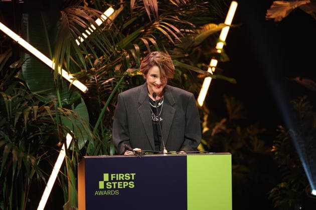 FIRST STEPS 2026 Feature-Length Film Evening Presentation by Eva Trobisch Award Ceremony on Stage at the FIRST STEPS 2026 Awards at the Theater des Westens in Berlin Copyright: xEventpressxFuhrx