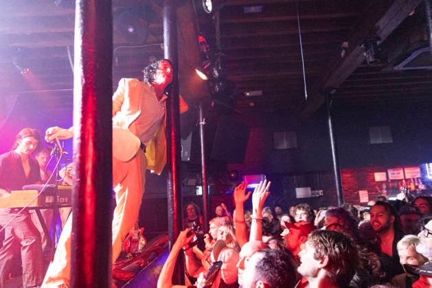 Fat White Family, performs live, at The Fleece, Bristol, UK on 5 October 2026 Lias Saoudi of Fat White Family, performs live, at The Fleece, Bristol, UK on 5 October 2026, Credit:David Wala Avalon Bristol  Copyright: xDavidxWalax xAvalonx 1140838523