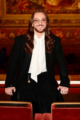 Riccardo Simonetti at the photocall for the 2027 Semper Opera Ball, themed Vivi il momento: A Night in Elbflorenz, in the Round Foyer of the Semperoper Dresden, Dresden, October 5, 2026 Foto:xM.xWehnertx xFuturexImagex semperopernball_6032