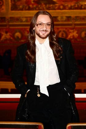 Riccardo Simonetti at the photocall for the 2027 Semper Opera Ball, themed Vivi il momento: A Night in Elbflorenz, in the Round Foyer of the Semperoper Dresden, Dresden, October 5, 2026 Foto:xM.xWehnertx xFuturexImagex semperopernball_6033