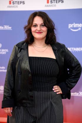 Karola Pfaffinger at the 27th First Steps Awards ceremony in 2026 at the Theater des Westens in Berlin, October 5, 2026 Foto:xN.xKubelkax xFuturexImagex first_steps_6023