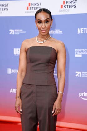 Hadnet Tesfai at the 27th First Steps Awards ceremony in 2026 at the Theater des Westens in Berlin, October 5, 2026 Foto:xN.xKubelkax xFuturexImagex first_steps_6119