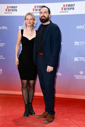 Zoe Valks and Jonathan B. Behr at the 27th First Steps Awards ceremony in 2026 at the Theater des Westens in Berlin, October 5, 2026 Foto:xN.xKubelkax xFuturexImagex first_steps_6145