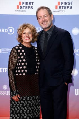 Adriana Altaras and Florian Gallenberger at the 27th First Steps Awards ceremony in 2026 at the Theater des Westens in Berlin, October 5, 2026 Foto:xN.xKubelkax xFuturexImagex first_steps_6202