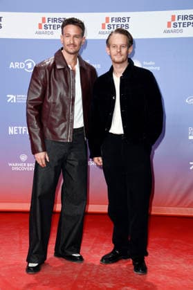 Vladimir Burlakov and Patrick Güldenberg at the 27th First Steps Awards ceremony in 2026 at the Theater des Westens in Berlin, October 5, 2026 Foto:xN.xKubelkax xFuturexImagex first_steps_6216