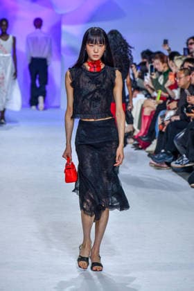 PFW - Shiatzy Chen Runway A model walks the runway during the Shiatzy Chen Womenswear Spring Summer 2027 show as part of Paris Fashion Week on October 05, 2026 in Paris, France. Photo by Shootpix ABACAPRESS.COM Paris France  Copyright: xShootpix ABACAx