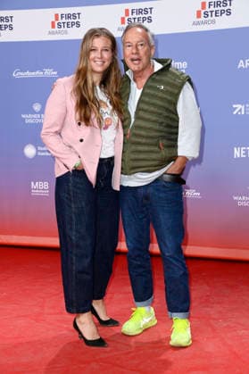 Nina Eichinger and Nico Hofmann at the 27th First Steps Awards ceremony in 2026 at the Theater des Westens in Berlin, October 5, 2026 Foto:xN.xKubelkax xFuturexImagex first_steps_6238