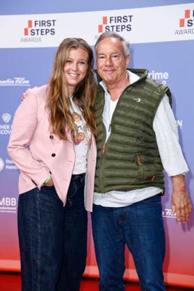 Nina Eichinger and Nico Hofmann at the 27th First Steps Awards ceremony in 2026 at the Theater des Westens in Berlin, October 5, 2026 Foto:xN.xKubelkax xFuturexImagex first_steps_6240