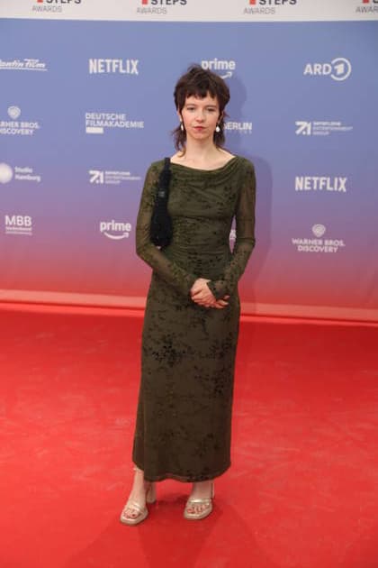 Georgia Rushton, winner of the Götz George Young Talent Award, in *EGGSHELLS* at the 27th First Steps Awards ceremony in 2026 at the Theater des Westens in Berlin, October 5, 2026 Copyright: xAgenturxMatthiasxWehnertx xM.xGränzdörferx