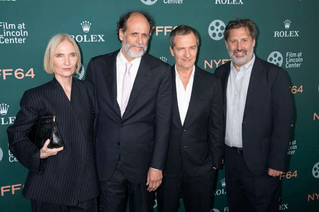 Jennifer Fox, Luca Guadagnino, David Heyman, and Jeff Clifford at the premiere of the film *Artificial* at the 64th New York Film Festival at Alice Tully Hall in Lincoln Center, New York, October 5, 2026 Foto:xJ.xShorex xFuturexImagex artificial_6053