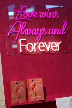 October 6, 2026, Frankfurt am Main, Germany, Frankfurt Book Fair. Early Tuesday morning, setup is still underway. New Adult books are back at the fair as well.
