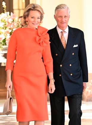 King Philippe and Queen Mathilde receive the Belgian athletes (2025-2026) BRUSSELS, BELGIUM - OCTOBER 06 : King Philippe and Queen Mathilde are hosting a reception at Laeken Castle for Belgian athletes who have distinguished themselves over the past two years. Among them are athletes who have won a medal at a European or World Championship in an Olympic or Paralympic sport, as well as those who have achieved an exceptional performance on the world stage on October 6, 2026 in Brussels, Belgium, 06 10 2026 Brussels Belgium  Copyright: xDidierxLebrunx