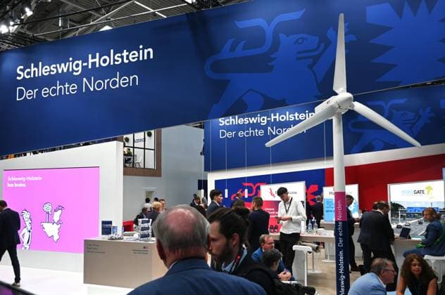 EXPO REAL 2026 is currently taking place at the Messe München exhibition grounds. It is Europe s largest international trade fair for real estate, investment, and infrastructure. Photo: Schleswig-Holstein booth