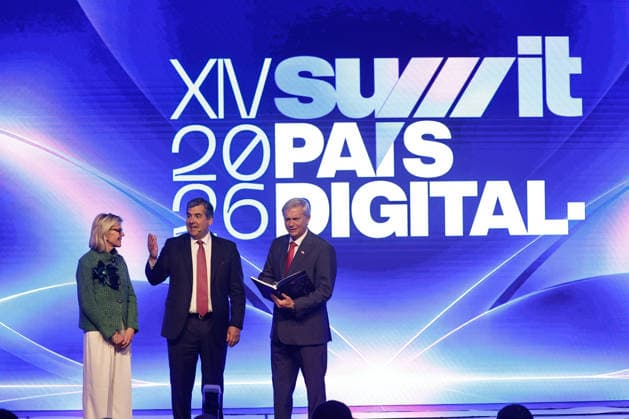 Santiago, October 5, 2026: President of the Republic José Antonio Kast attends the opening ceremony of the 14th Digital Nation Summit at the W Hotel Diego Martin in Aton, Chile. Aton 1196978 jpeg  Copyright: DIEGOxMARTIN ATONxCHILE