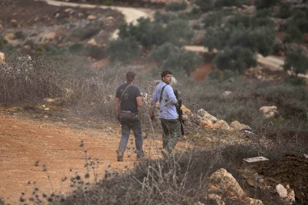 Four Palestinians injured in attacks by Israeli settlers in Nablus NABLUS, WEST BANK, PALESTINE - OCTOBER 6: Israelis attack Palestinian farmers harvesting olives on their land in the town of Aqraba, south of Nablus, West Bank, Palestine, on October 6, 2026. Nedal Eshtayah Anadolu Nablus West Bank. Editorial use only. Please get in touch for any other usage.  Copyright: x2026xAnadoluxNedalxEshtayahx