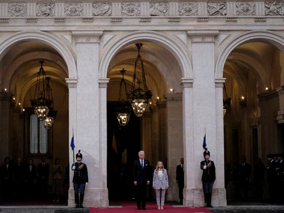 Lithuanian President Gitanas NausÄ—da Visits Italy Italian Prime Minister Giorgia Meloni meets with President of the Republic of Lithuania Gitanas NausÄ—da at Palazzo Chigi during his official institutional visit to Italy. Rome, Italy, October 6, 2026. Rome Italy Copyright: xAndreaxCalandrax