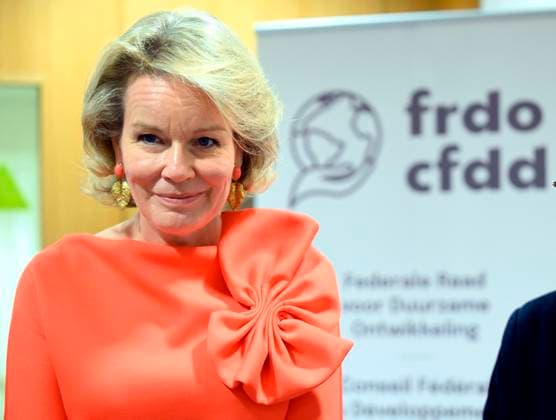 Queen Mathilde attends the conference « AI in balance » BRUSSELS, BELGIUM - OCTOBER 06 : Queen Mathilde is attending the closing ceremony of the conference AI in balance Artificial Intelligence, Society and Sustainable Development , organised by the Federal Council for Sustainable Development (CFDD). Following the conference, the Queen will speak with a group of young people about how they use AI in their work to promote sustainable development. This activity forms part of the Queen s role as Advocate for the United Nations Sustainable Development Goals and Honorary President of the CFDD on October 6, 2026 in Brussels, Belgium, 06 10 2026 Brussels Belgium  Copyright: xDidierxLebrunx