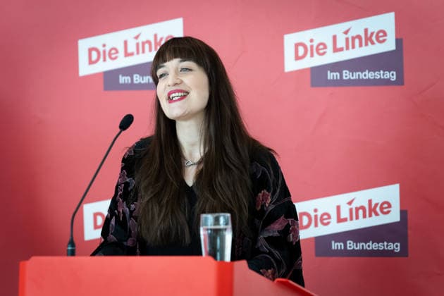 Press Statement, Bundestag, Parliamentary Caucus, The Left Press Statement, Bundestag, The Left, Caucus Chair, Heidi Reichinnek Berlin Berlin GER