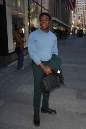 October 6, 2026, New York, New York, USA: SAM RICHARDSON arrives At NBC Studios For Ã‹oeThe Today Show New York USA - ZUMAh16_ 20261006_zaf_h16_074 Copyright: xDanxHerrickx
