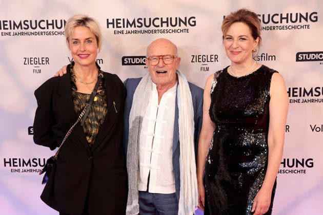 Susanne Wolff, Volker Schloendorff, and Martina Gedeck at the premiere of *Heimsuchung* on October 6, 2026, at Kino International in Berlin. Susanne Wolff, Volker Schloendorff, and Martina Gedeck attend the premiere of *Heimsuchung: The Beloved* at Kino International on October 6, 2026, in Berlin, Germany. *Heimsuchung* film premiere in Berlin
