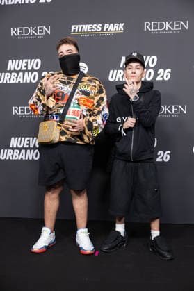 Spotify Hosts the Nuevo Urbano 26 Event Singers Chillo and Fernández during the Nuevo Urbano 26 event at Shôko Madrid on October 6, 2026, in Madrid, Spain. The event, organized by Spotify, brings together some of the artists and leading figures of the new Spanish urban music scene. OCTOBER 6, 2026 SPOTIFY NUEVO URBANO MUSIC SINGERS Jesús Hellí Madrid Madrid, Spain  Copyright: xJesusxHellinx 7825216