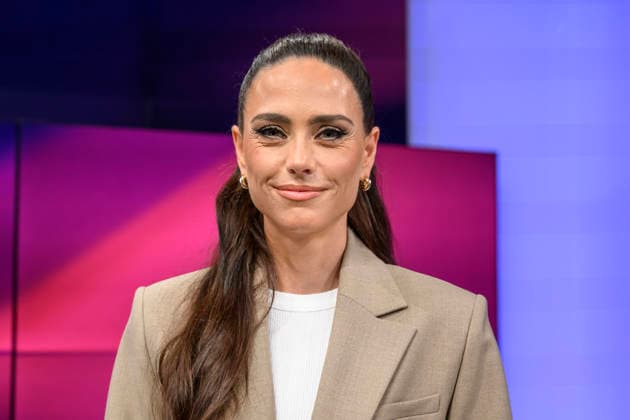 Pictured from left: Franca Lehfeldt, entrepreneur and author, GER, Berlin, studio, guest on *Maischberger*, political talk show, TV, program, with host Sandra Maischberger, *Das Erste*, filmed at Studio 20 in Adlershof, June 10, 2026, Copyright: HMBxMedia UwexKoch