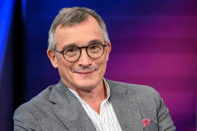 Pictured, from left: Andreas Rödder, historian and CDU member, GER, Berlin, studio, guest on Maischberger, political talk show, TV, program, with host Sandra Maischberger, Das Erste, from Adlershof Am Studio 20, June 10, 2026, Copyright: HMBxMedia UwexKoch