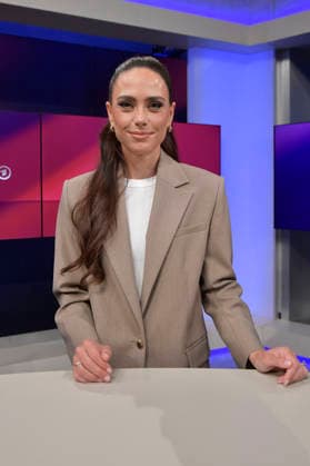 Franca Lehfeldt on the ARD talk show *maischberger* at the Berlin Adlershof studio, Berlin, October 6, 2026 Foto:xM.xBehrensx xFuturexImagex maischberger0610_6013