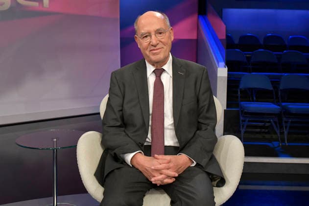Gregor Gysi on the ARD talk show *maischberger* at the studio in Berlin-Adlershof, Berlin, October 6, 2026 Foto:xM.xBehrensx xFuturexImagex maischberger0610_6033