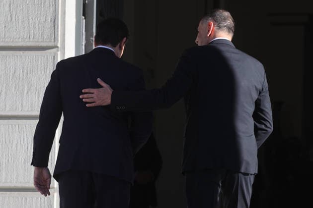 Greek Foreign Minister Giorgos Gerapetritis meets US Secretary of State Marco Rubio in Athens ATHENS, GREECE - OCTOBER 7: Greek Foreign Minister Giorgos Gerapetritis meets with US Secretary of State Marco Rubio at the Ministry of Foreign Affairs in Athens, Greece on October 7, 2026. Ayhan Mehmet Anadolu Athens Greece. Editorial use only. Please get in touch for any other usage.  Copyright: x2026xAnadoluxAyhanxMehmetx
