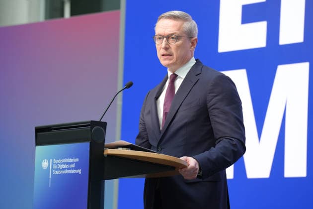 Statement by the Federal Minister for Digital Affairs on Government Modernization: Dr. Karsten Wildberger, Minister for Digital Affairs, comments on the Cabinet’s decision regarding the report on one year of government modernization, Berlin, October 7, 2026, Berlin, Berlin, Germany