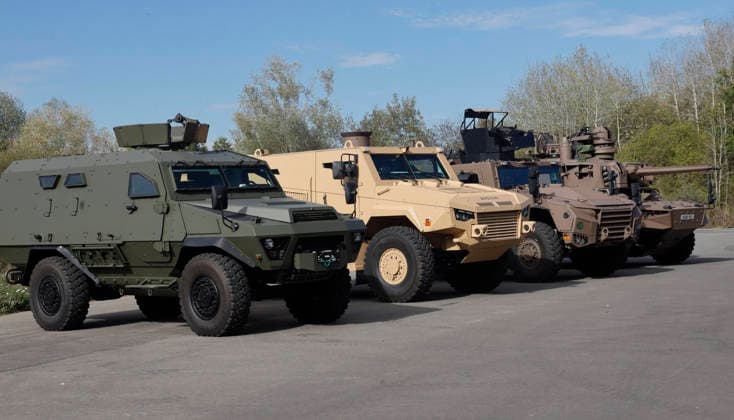 Military Test Tracks Inaugurated In Satory - France French military vehicles are seen during the inauguration of new military pistes at Satory in Versailles, France on October 7, 2026. Photo by Jean-Bernard Vernier JBV NEWS ABACAPRESS.COM Versailles Yvelines France  Copyright: xVernierxJean-Bernard JBVxNews ABACAx