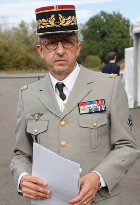 Military Test Tracks Inaugurated In Satory - France General Michel Henri Faivre attends the inauguration of new military pistes at Satory in Versailles, France on October 7, 2026. Photo by Jean-Bernard Vernier JBV NEWS ABACAPRESS.COM Versailles Yvelines France  Copyright: xVernierxJean-Bernard JBVxNews ABACAx