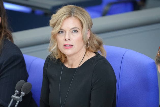German Bundestag, 98th Plenary Session: A Profile of Julia Kloeckner, President of the German Bundestag. In a solemn address, the President of the Bundestag recalled the Hamas attack on Israel prior to the opening of the 98th session of the German Bundestag in Berlin, October 7, 2026, Berlin, Germany