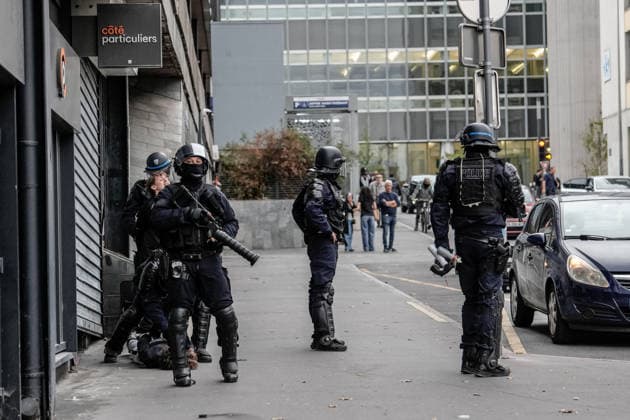 Protest against eduction conditions in Nancy NANCY, FRANCE - OCTOBER 7: A heavy police presence is deployed at the scene as students take to the streets to protest education conditions in Nancy, France, on October 7, 2026. Students are taking part in a nationwide high-school mobilization over school conditions and demands for greater education resources, while security units remain deployed around several locations in the city. Muhammed Said Tako Anadolu Nancy France. Editorial use only. Please get in touch for any other usage.  Copyright: x2026xAnadoluxMuhammedxSaidxTakox