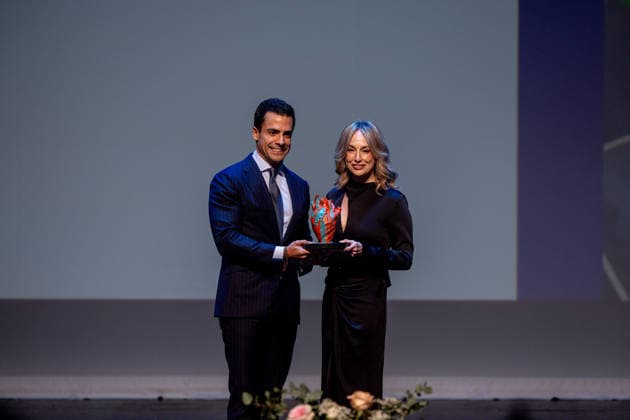3rd Annual Hispanic Influence Awards: Designer Silvia Tcherassi receives an award during the 3rd Annual Hispanic Influence Awards ceremony on October 7, 2026, in Madrid, Spain. The main objective of the Hispanic Influence Awards is to recognize excellence, talent, creativity, and leadership of individuals and institutions that strengthen the ties between the Spanish-speaking community and promote Hispanic values on a global scale. OCTOBER 7, 2026 HISPANIC INFLUENCE AWARDS SPANISH-SPEAKERS HISPANIC IDENTITY Madrid Madrid, Spain  Copyright: xRicardoxRubiox 7827291