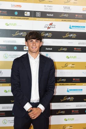 IPA89410564 - Mattia Mosconi on the red carpet at the Gentleman Fair Play Awards, October 7, 2026 _ Scuola Teulie, Milan, during the 2026 Gentleman Fair Play Awards, News in Milan, Italy, October 7, 2026  Copyright: xLucaxMicheli LiveMediax xLucaxMicheli LiveMediax IPA89410564