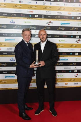 IPA89410559 - Federico Dimarco on the red carpet at the Gentleman Fair Play Award, October 7, 2026 _ Scuola Teulie, Milan, during the 2026 Gentleman Fair Play Award, News in Milan, Italy, October 7, 2026  Copyright: xLucaxMicheli LiveMediax xLucaxMicheli LiveMediax IPA89410559