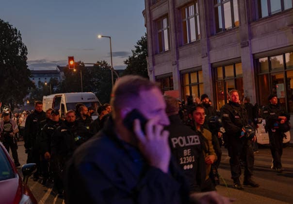 October 7, 2026, Berlin, Germany: Hundereds of pro-palestinian protesters gather in Berlin, Germany, on October 7, 2026. This marks the three-year anniversary of the Hamas led border attacks in Southern Israel. Germany  - ZUMAj167 20261007_zip_j167_009 Copyright: xSvetxJacquelinex